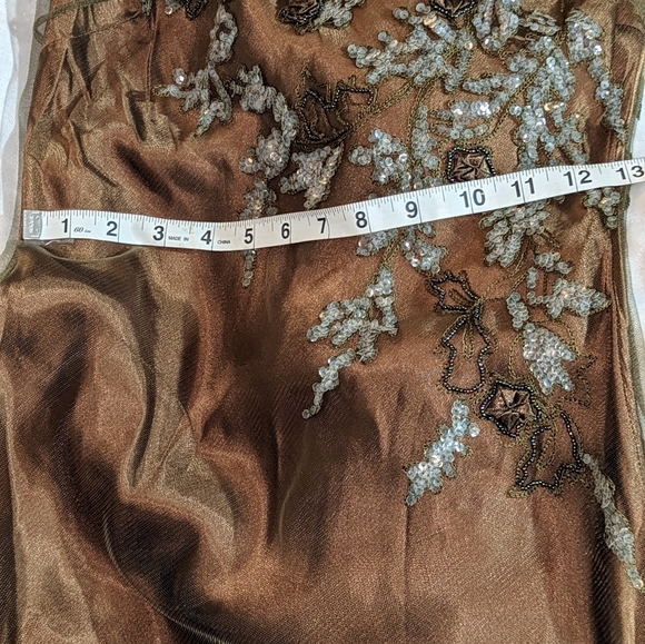 Sue Wong Nocturne bronze green mix - Picture 7 of 11